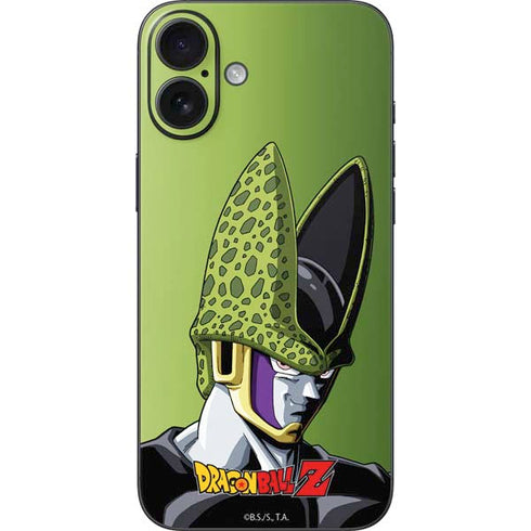 Dragon Ball Z Cell Portrait iPhone 16 Plus Skin