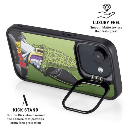 Dragon Ball Z Cell Portrait iPhone 16e Kickstand Case