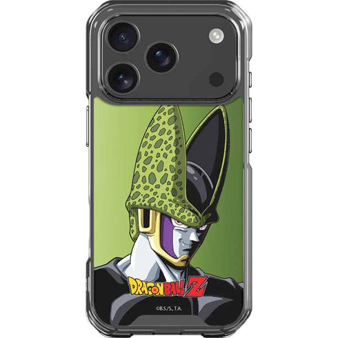 Dragon Ball Z Cell Portrait iPhone 18 Pro Clear Case