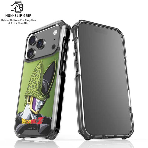 Dragon Ball Z Cell Portrait iPhone 18 Pro Clear Case