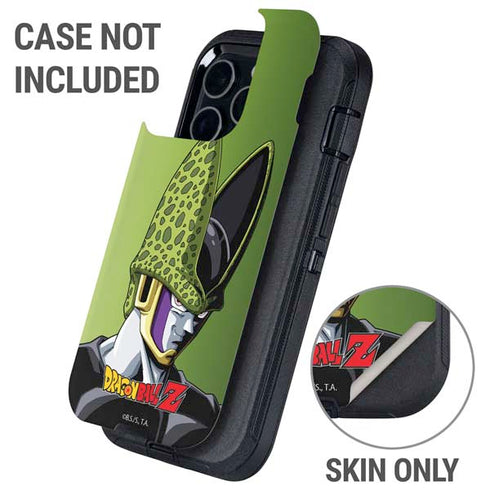Dragon Ball Z Cell Portrait Otterbox Defender iPhone Skin