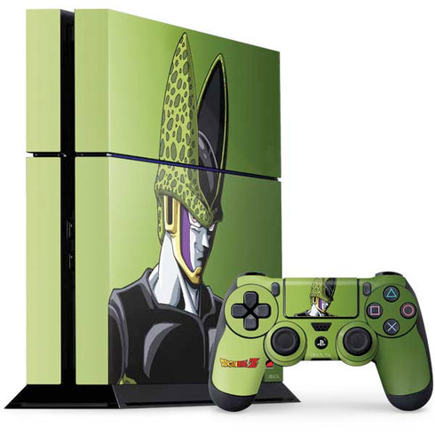 Dragon Ball Z Cell Portrait PS4 Console and Controller Bundle Skin