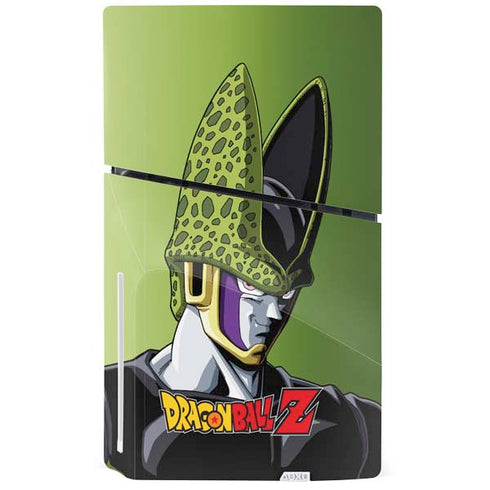 Dragon Ball Z Cell Portrait PS5 Slim Disk Bundle Skin
