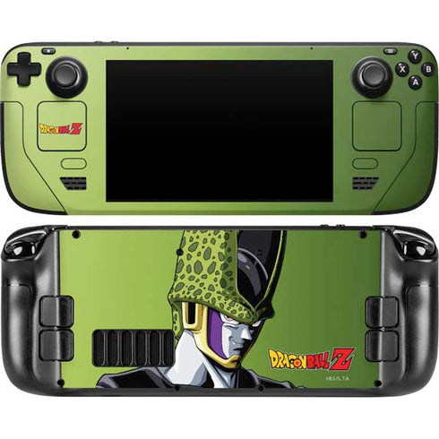 Dragon Ball Z Cell Portrait Steam Deck Handheld Gaming Computer Skin