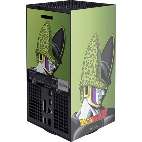 Dragon Ball Z Cell Portrait XBox Series X Digital Edition Console Skin