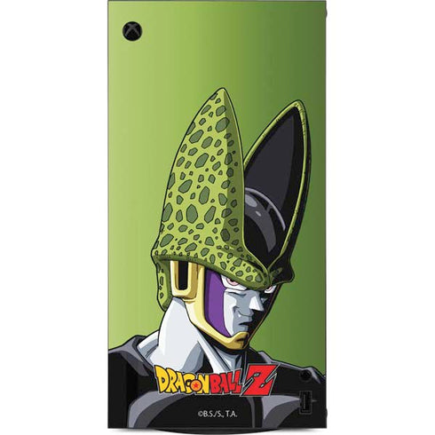 Dragon Ball Z Cell Portrait XBox Series X Digital Edition Console Skin