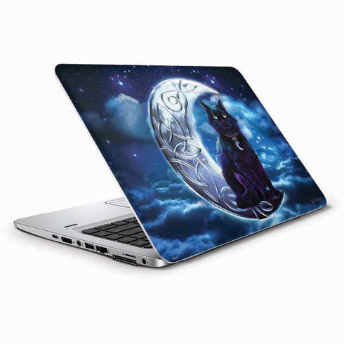 Celtic Black Cat by Brigid Ashwood HP Elitebook Skin