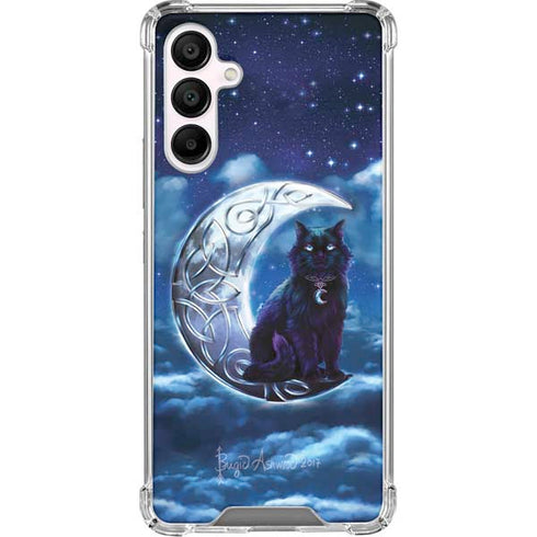 Celtic Black Cat by Brigid Ashwood Galaxy A16 5G Clear Case