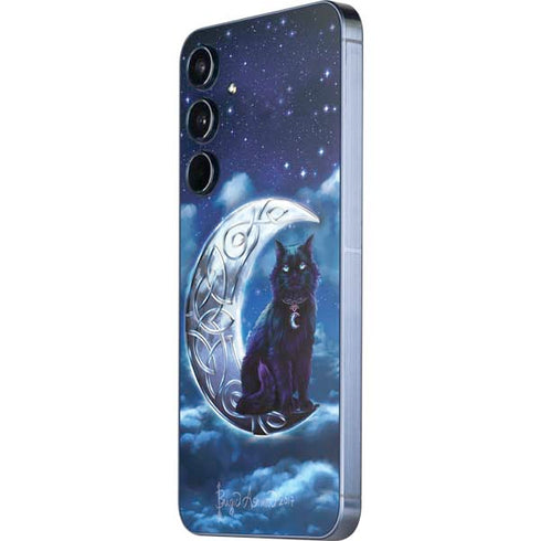 Celtic Black Cat by Brigid Ashwood Galaxy A55 5G Skin