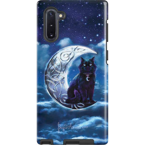 Celtic Black Cat by Brigid Ashwood Galaxy Cases