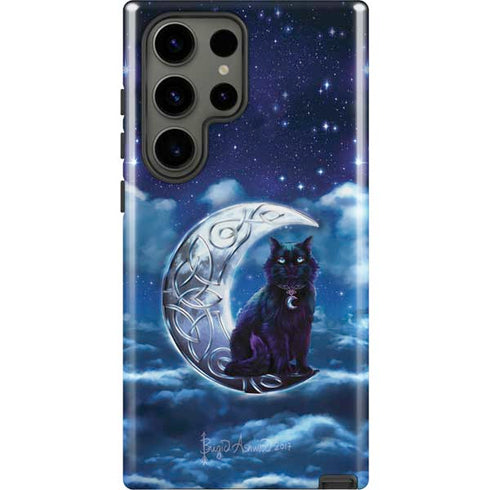 Celtic Black Cat by Brigid Ashwood Galaxy S23 Ultra Pro Case