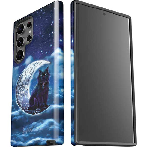 Celtic Black Cat by Brigid Ashwood Galaxy S23 Ultra Pro Case