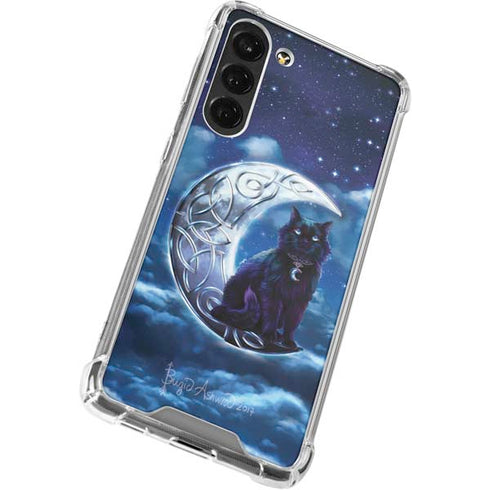 Celtic Black Cat by Brigid Ashwood Galaxy S24 FE Clear Case