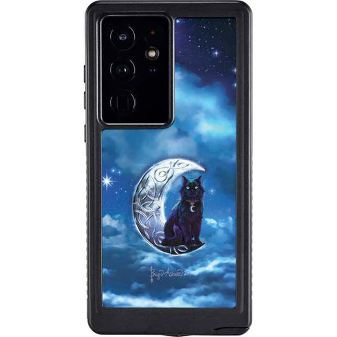 Celtic Black Cat by Brigid Ashwood Galaxy S24 Ultra Waterproof Case