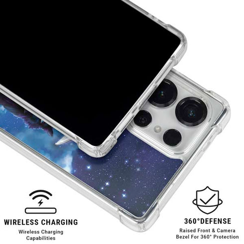 Celtic Black Cat by Brigid Ashwood Galaxy S25 Ultra Clear Case