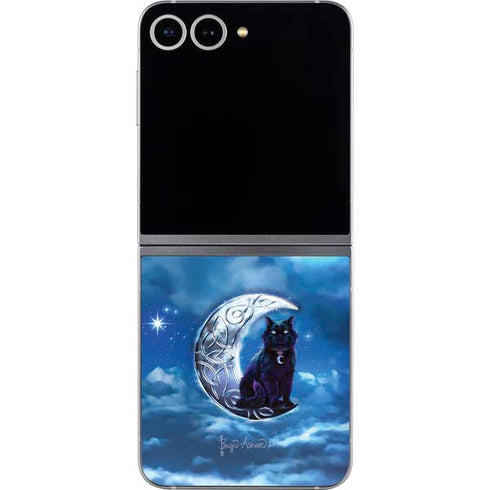 Celtic Black Cat by Brigid Ashwood Galaxy Z Flip6 Skin