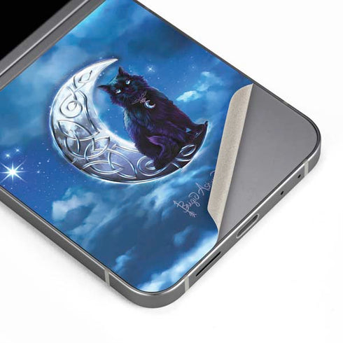 Celtic Black Cat by Brigid Ashwood Galaxy Z Flip6 Skin