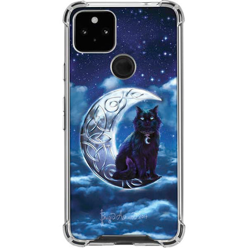Celtic Black Cat by Brigid Ashwood Pixel Cases