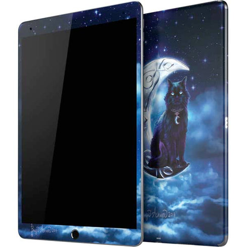 Celtic Black Cat by Brigid Ashwood iPad Skins