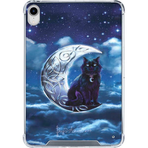 Celtic Black Cat by Brigid Ashwood iPad 11th Gen (2025) Clear Case