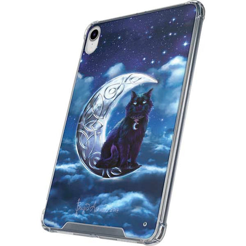 Celtic Black Cat by Brigid Ashwood iPad 11th Gen (2025) Clear Case