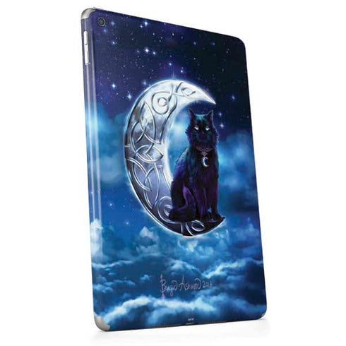 Celtic Black Cat by Brigid Ashwood Apple iPad Skin