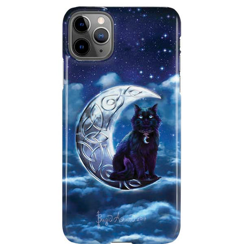 Celtic Black Cat by Brigid Ashwood iPhone Cases