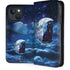 Celtic Black Cat by Brigid Ashwood iPhone 15 Folio Case