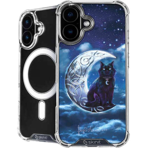 Celtic Black Cat by Brigid Ashwood iPhone 16 Plus MagSafe Case