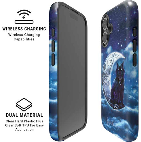 Celtic Black Cat by Brigid Ashwood iPhone 16 Plus Magsafe Impact Case