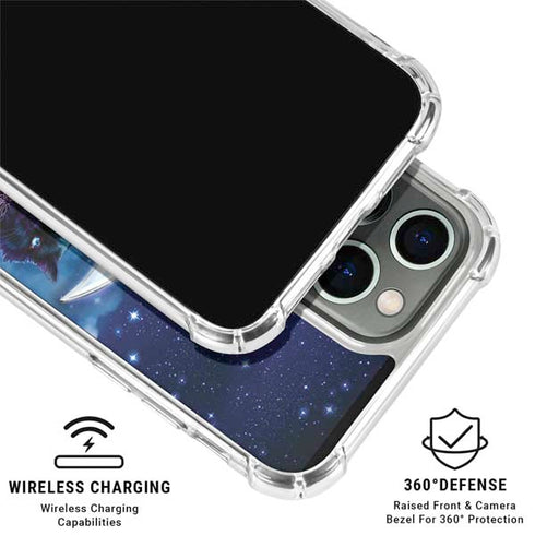 Celtic Black Cat by Brigid Ashwood iPhone 16 Pro Clear Case