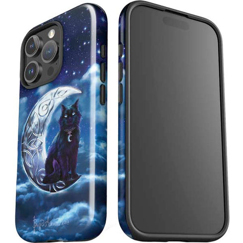 Celtic Black Cat by Brigid Ashwood iPhone 16 Pro Max Impact Case