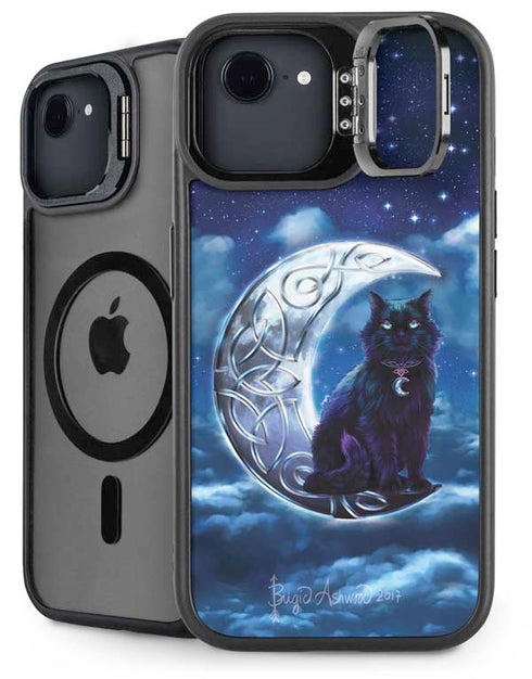 Celtic Black Cat by Brigid Ashwood iPhone 16e Kickstand Case