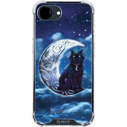 Celtic Black Cat by Brigid Ashwood iPhone 16e Clear Case