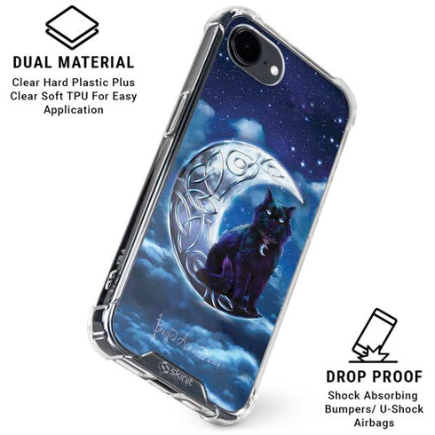 Celtic Black Cat by Brigid Ashwood iPhone 16e Clear Case