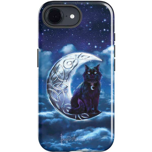 Celtic Black Cat by Brigid Ashwood iPhone 16e Impact Case