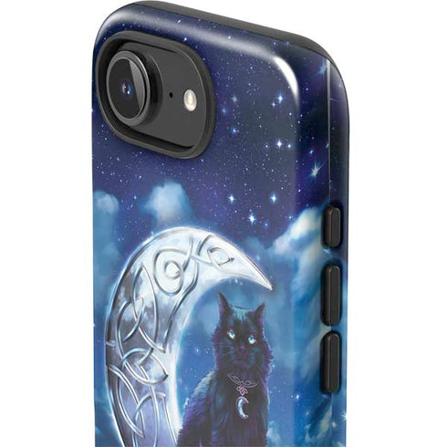 Celtic Black Cat by Brigid Ashwood iPhone 16e Impact Case