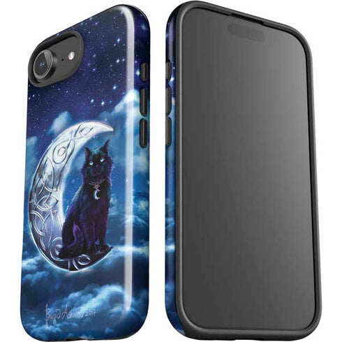 Celtic Black Cat by Brigid Ashwood iPhone 16e Impact Case