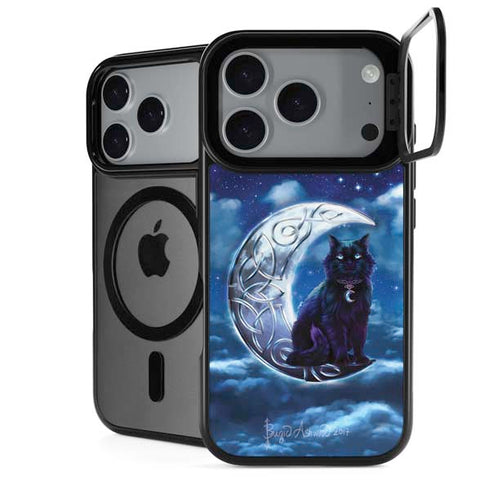 Celtic Black Cat by Brigid Ashwood iPhone 18 Pro Kickstand Case