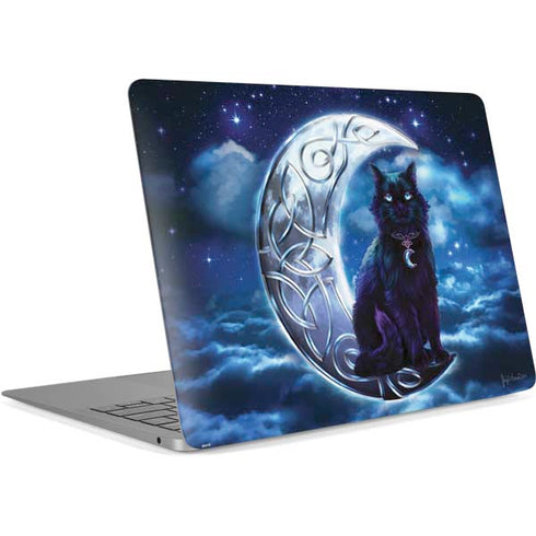 Celtic Black Cat by Brigid Ashwood Apple MacBook Air Skin