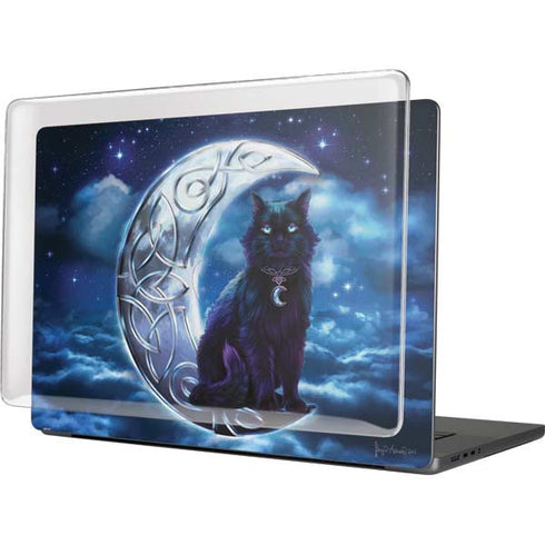 Celtic Black Cat by Brigid Ashwood MacBook Cases