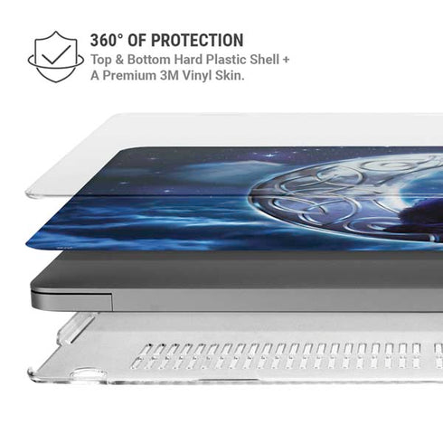 Celtic Black Cat by Brigid Ashwood MacBook Cases