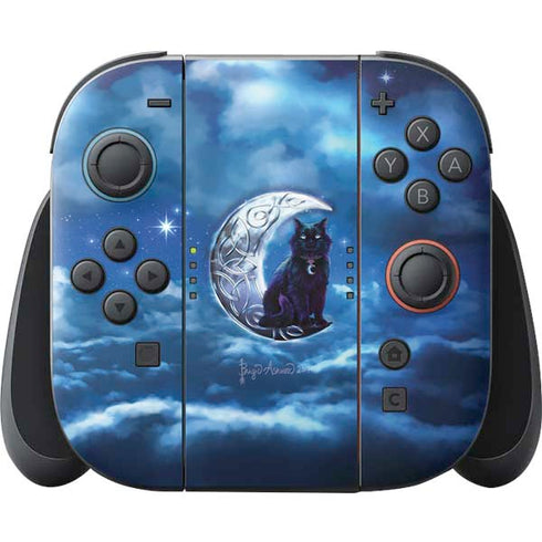 Celtic Black Cat by Brigid Ashwood Nintendo Skins