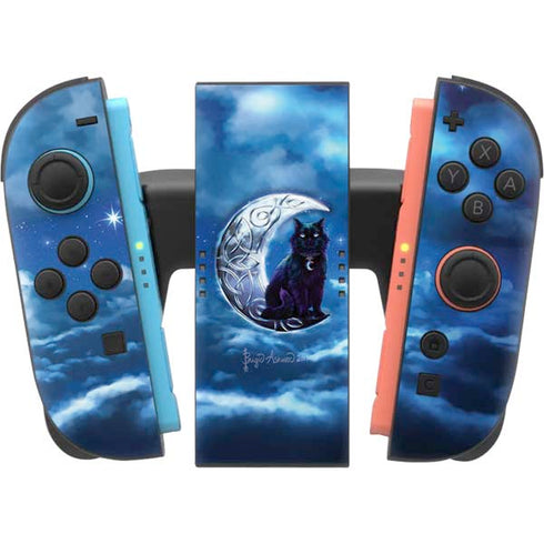 Celtic Black Cat by Brigid Ashwood Nintendo Switch 2 (2025) Joy-Con Controller Skin