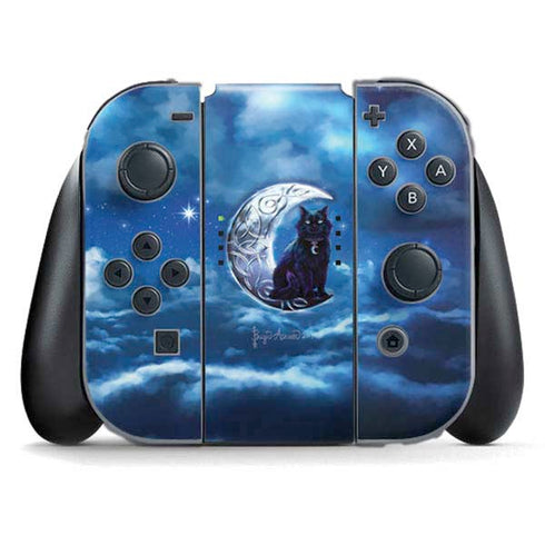 Celtic Black Cat by Brigid Ashwood Nintendo Skins