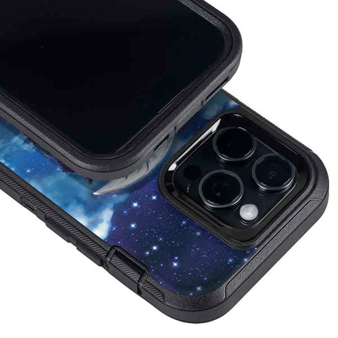 Celtic Black Cat by Brigid Ashwood Otterbox Defender iPhone Skin