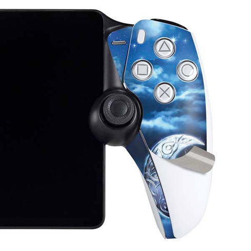 Celtic Black Cat by Brigid Ashwood PlayStation Portal Remote Player Skin