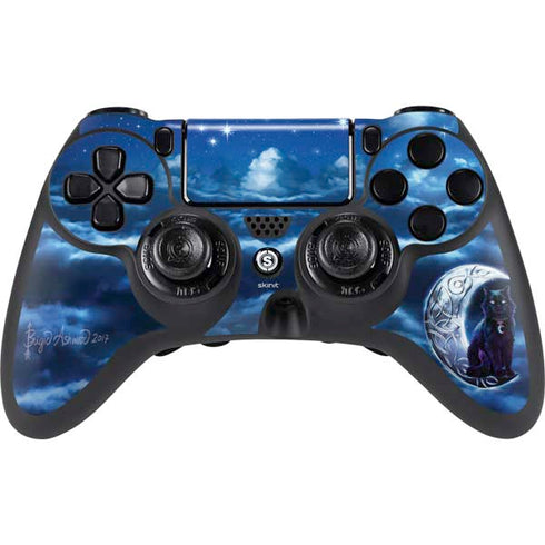 Celtic Black Cat by Brigid Ashwood PlayStation PS4 Skins