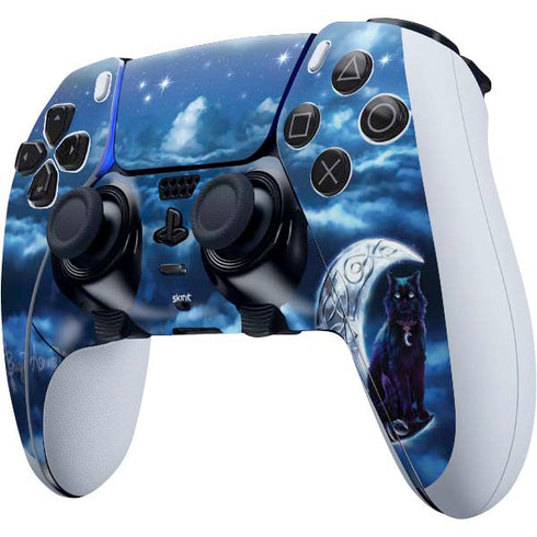 Brigid Ashwood Celtic Black Cat PS5 DualSense Edge Pro Controller Skin
