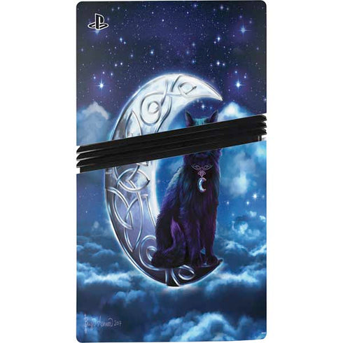 Celtic Black Cat by Brigid Ashwood PS5 Pro Bundle Skin